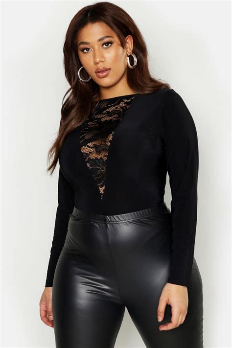 sexy plus size|Plus Size Lace & Lingerie Bodysuits .